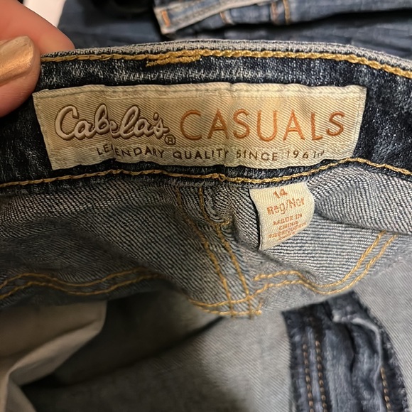 Cabelas Casuals Womens jeans size 14 - Picture 6 of 7